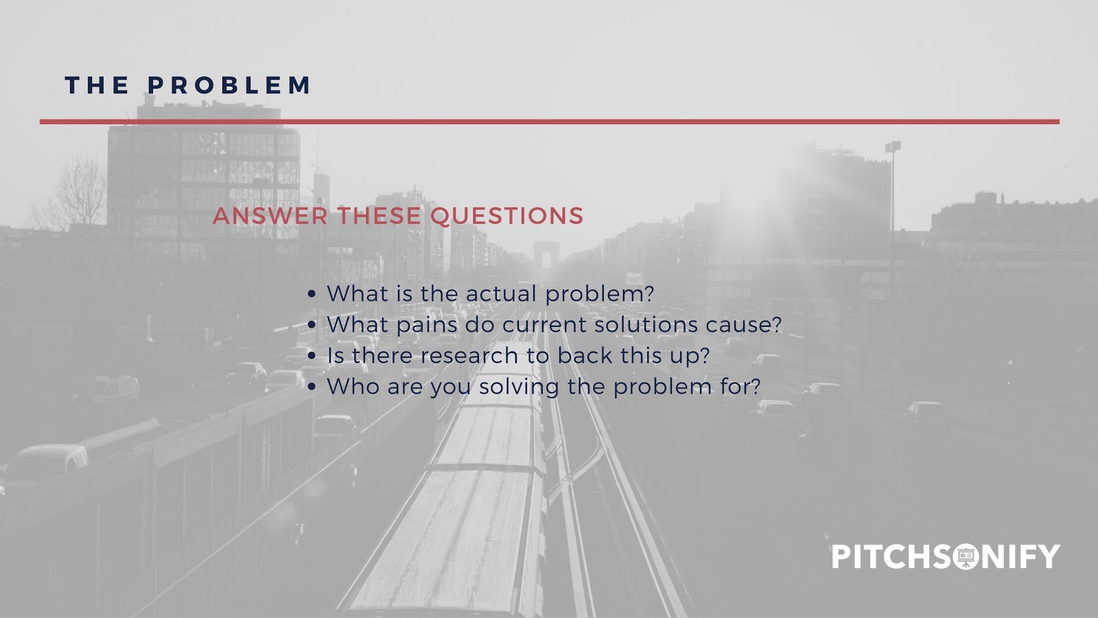 Pitch Deck Slides | The Problem 